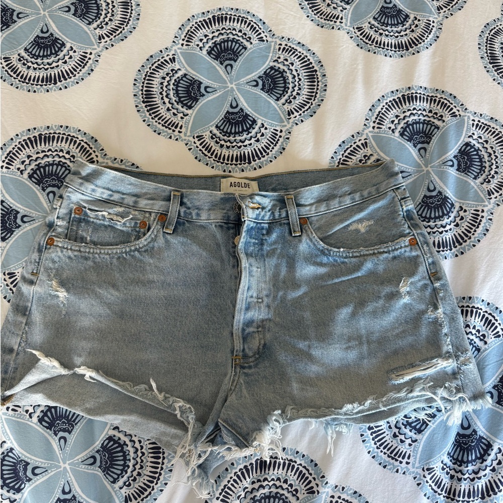 AGOLDE “Parker Vintage Cut Off Short in Swapmeet”